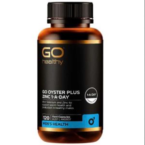 Viên Uống Tăng Cường Sinh Lực GO Healthy Oyster Plus Zinc 1-A-Day 120Viên