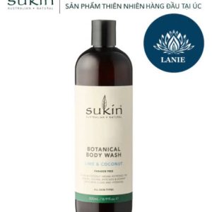 Sữa Tắm Thảo Dược Sukin Botanical Body Wash Eucalyptus & Tea Tree 500ml